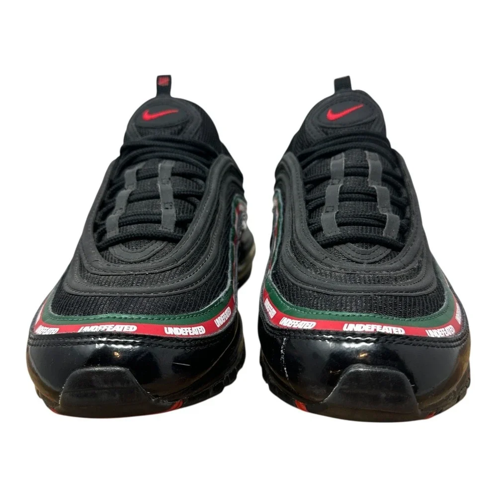 NIKE AIR MAX 97 OG UNDFTD Black Red Green Men's Size 9.5 AJ1986 001 Undefeated